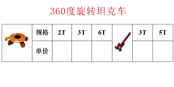 360度旋转坦克车