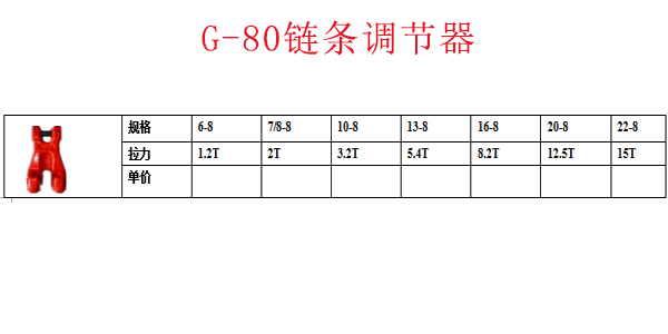 G-80链条调节器