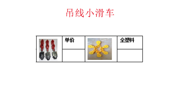 吊线小滑车