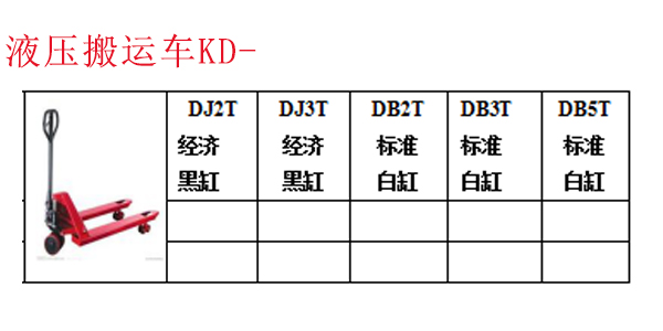 液压搬运车KD-